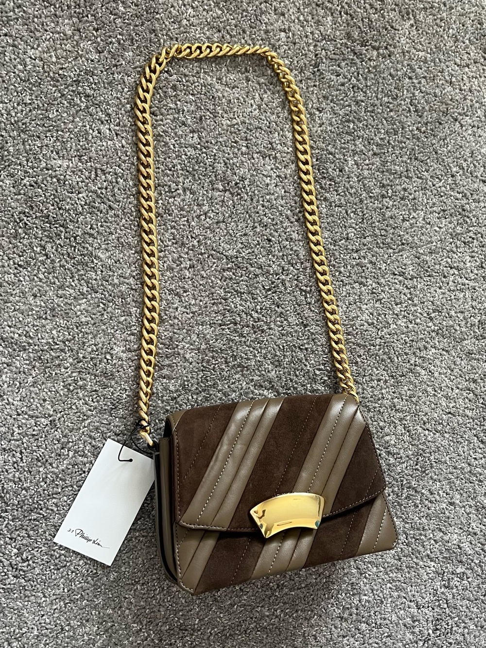 3.1 Phillip Lim ID Quilted Shoulder Bag with Chain NWT - Picture 2 of 15